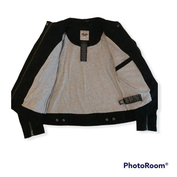 Women's Small S Harley-Davidson Soar Sueded Polyester Jacket 98566-16VW NWT - Picture 4 of 8